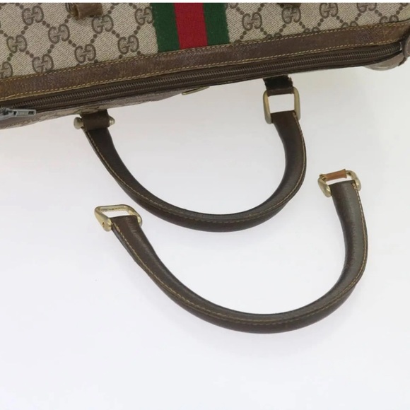 #7 Gucci GG Canvas Boston Bag Preloved Used - LIVE SHOW! - Picture 15 of 16